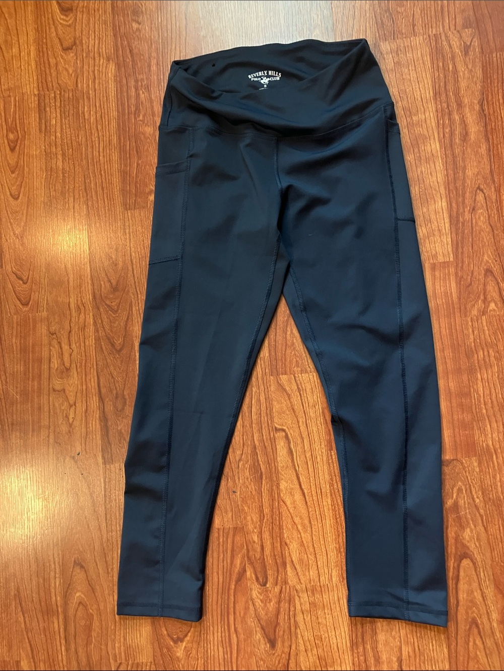 Beverly Hills Polo Club Navy Blue High-Waist Leggings